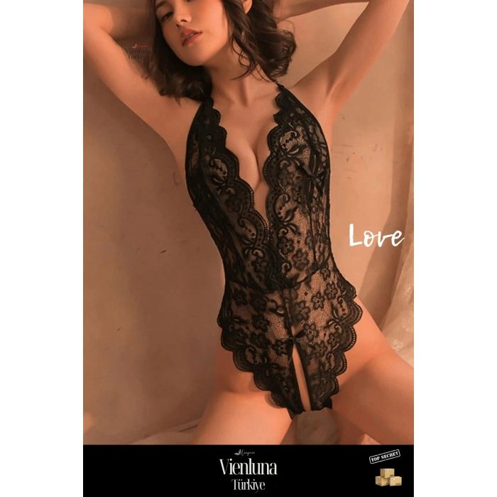 Premium Seri Kadın Erotik Fantezi Zarif Çekici Şık Özel Bölgesi Sırtı Açık Babydoll Seksi Gecelik