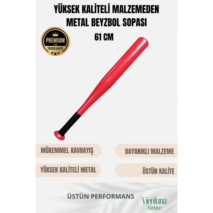 Özel Üretim Üstün Tutuş Sağlayan Kırılmaz Ultra Dayanıklı Metal Süper Baseball Beyzbol Sopası 61 Cm