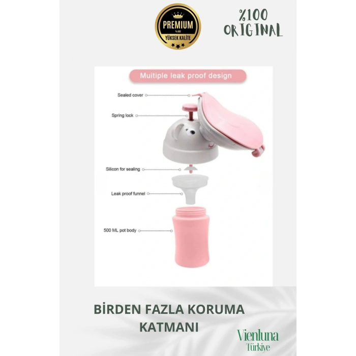 Premium Ürün Portatif Sızdırmaz Çocuk Bebek Pisuarı Araba Yolculuk Lazımlık Kız Erkek Küçük Tuvalet