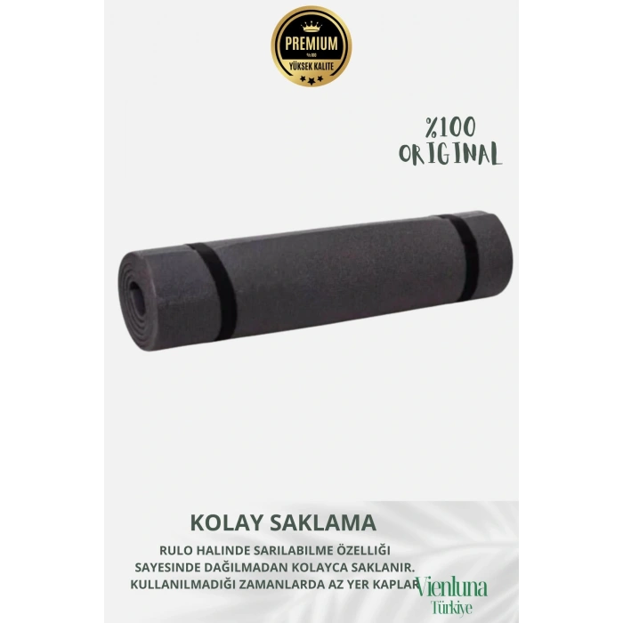 Lüks Kalın Omuz Askılı Su Korumalı Yumuşak Rahat Çift Yönlü Minder Kamp Çadır Taban Matı 6,5mm