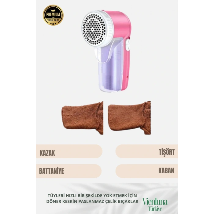 Premium Ürün Taşınabilir Tiftik Kazak Tüy Toz Alıcı Takım Elbise Halı Otomatik Temizleme Makinesi