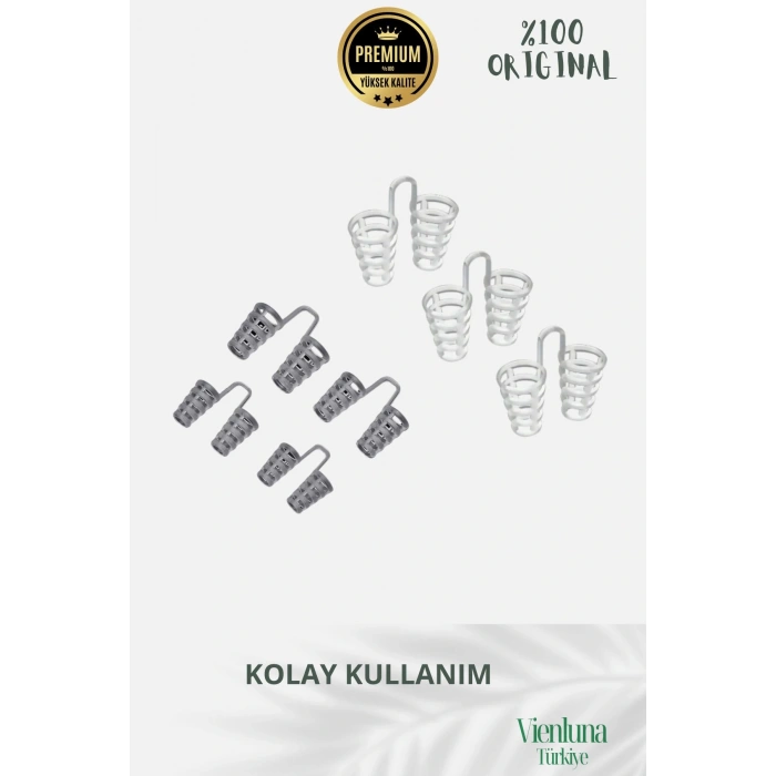 Premium Kalite Horlama Azaltıcı Nefes Alış Veriş Kolaylaştırıcı Burun Filesi Aparatı 12li Set