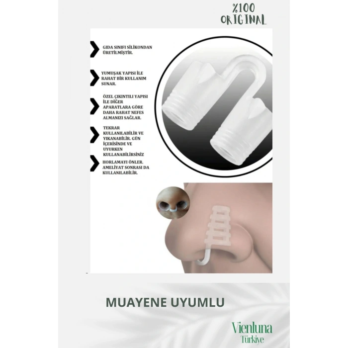 Horlama Azaltıcı Nefes Alış Veriş Kolaylaştırıcı Burun Filesi Aparatı 4lü Set