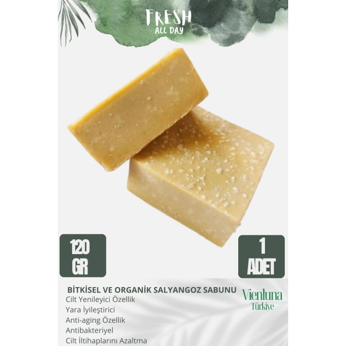 Özel Üretim El Yapımı %100 Doğal Ferah Kokulu El Yüz Saç Vücut Cilt Dostu Orijinal Salyangoz Sabunu