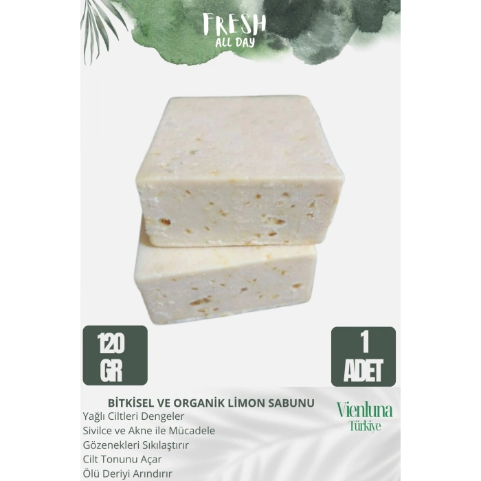 Özel Üretim El Yapımı %100 El YÜz Vücut Saç Lüks Doğal Ferah Kokulu Cilt Dostu Orijinal Limon Sabunu