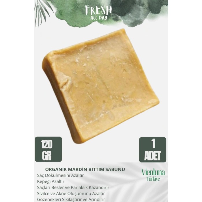 Özel Üretim El Yapımı %100 Vücut Saç Lüx Doğal Ferah Kokulu Cilt Dostu Orijinal Mardin Bıttım Sabunu