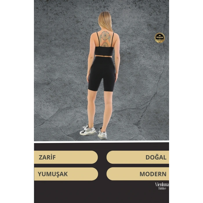 Premium Seri Sıkılaştırıcı Toparlayıcı Kaymaz Yapıda Korse Etkili Lazer Kesim Biker Tayt