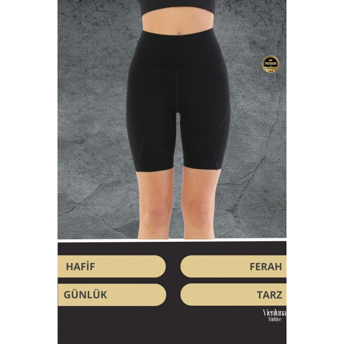 Premium Seri Sıkılaştırıcı Toparlayıcı Kaymaz Yapıda Korse Etkili Lazer Kesim Biker Tayt