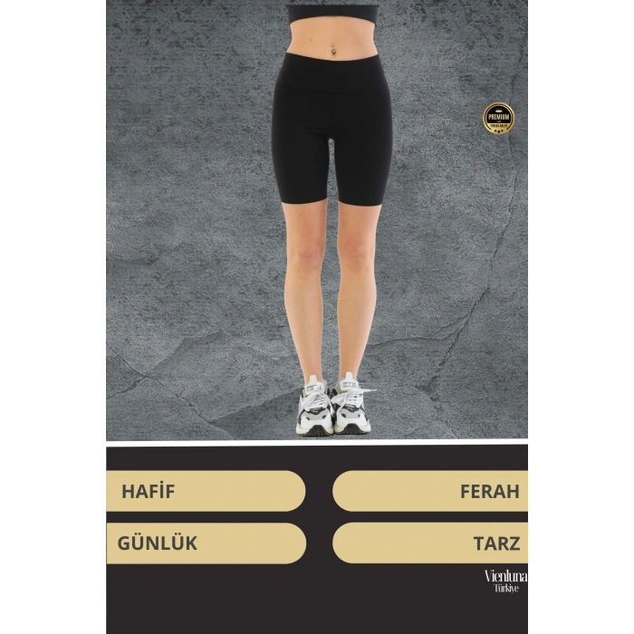 Premium Seri Şekillendirici Destekleyici Lazer Kesim Kaymaz Yapıda Korse Etkili Biker Tayt