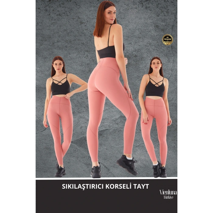 Yeni Koleksiyon Yüksek Bel Şekillendirici Günlük Rahatlık Spor Stil Toparlayıcı Sıkılaştırıcı Tayt