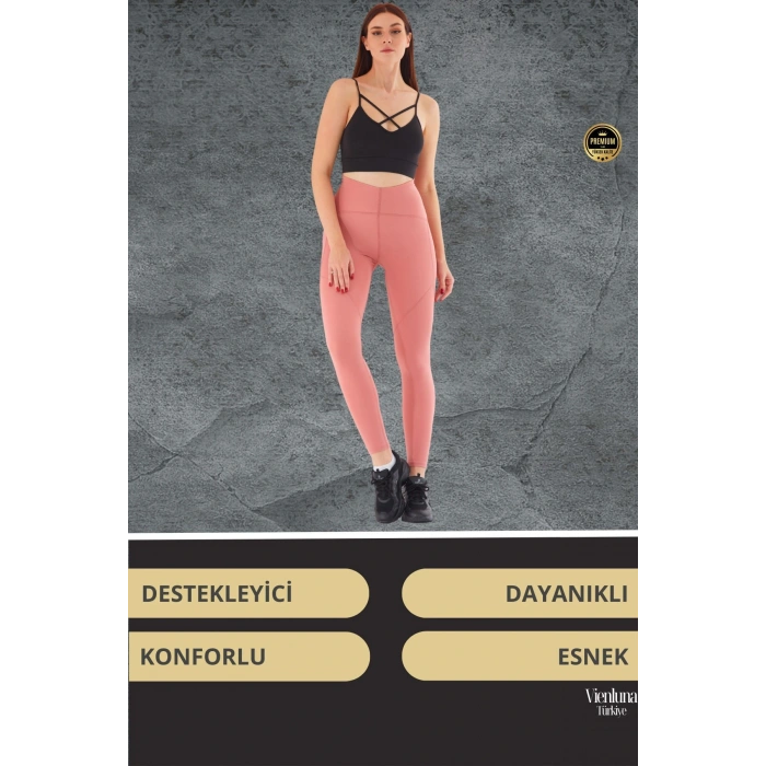 Yeni Koleksiyon Yüksek Bel Şekillendirici Günlük Rahatlık Spor Stil Toparlayıcı Sıkılaştırıcı Tayt