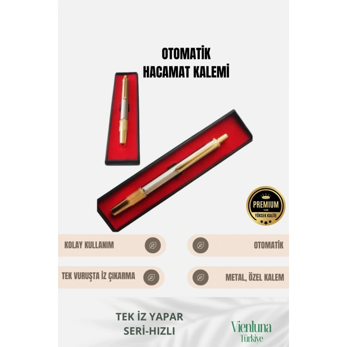 Özel Üretim Profesyonel Seri Kutulu Hassas Bölge Rahat Metal Gövde Dayanıklı Hacamat Kalemi 1 Adet