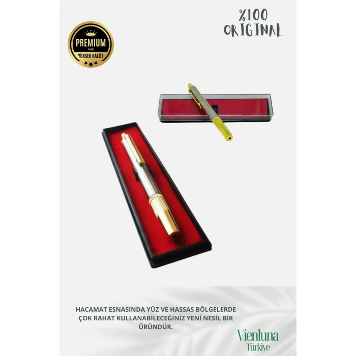 Özel Üretim Profesyonel Seri Kutulu Hassas Bölge Rahat Metal Gövde Dayanıklı Hacamat Kalemi 1 Adet