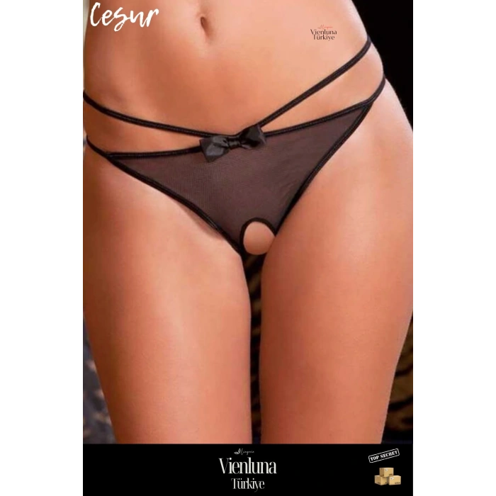 Premium Seri Zarif Lüks Modern Fantezi Rahat Özel Bölgesi Açık Transparan Külot