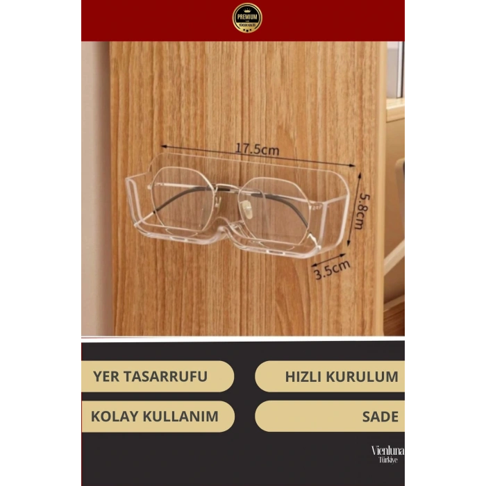 Özel Üretim Dolap Banyo Masa Kendinden Yapışkanlı Şeffaf Gözlük Düzenleyici Koruyucu - 1 Adet