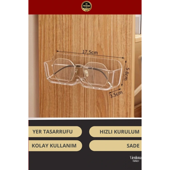 Özel Üretim Dolap Banyo Masa Kendinden Yapışkanlı Şeffaf Gözlük Düzenleyici Koruyucu - 3 Adet