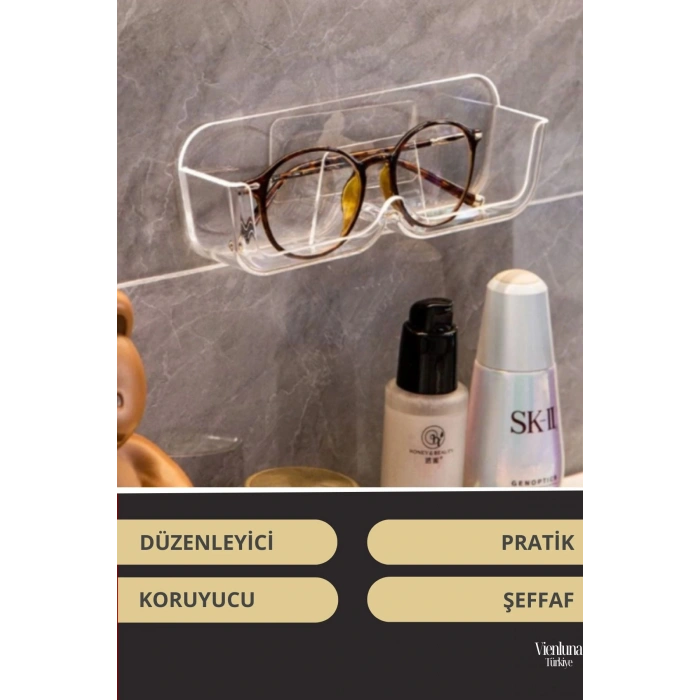 Özel Üretim Dolap Banyo Masa Kendinden Yapışkanlı Şeffaf Gözlük Düzenleyici Koruyucu - 4 Adet