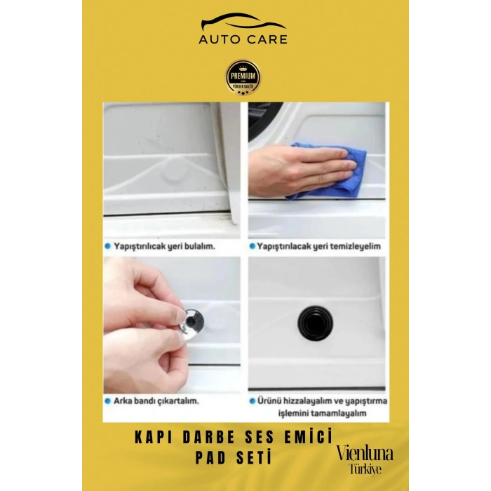 Premium Yüksek Kaliteli Araç Kapı Bagaj Çarpma Gürültü Önleyici Pad Takımı Ses Azaltıcı 10 Adet