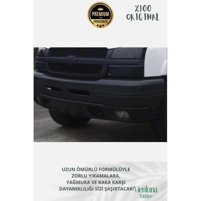 Premium Kalite Uzun Ömürlü Suya Dayanıklı Kauçuk ve Plastik Dış Aksam Siyah Tampon Parlatıcı Boya