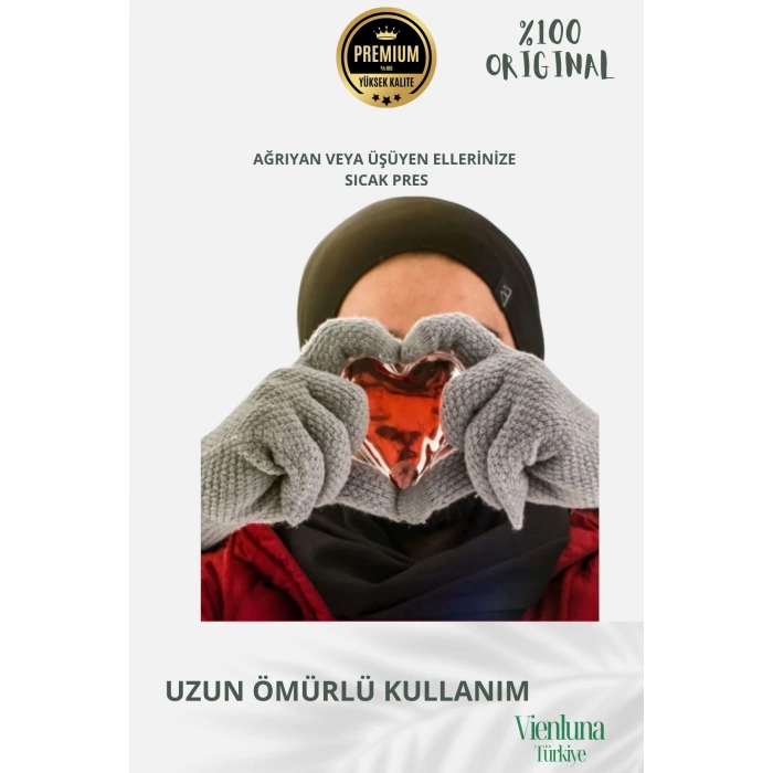 Çok Amaçlı Soğuk Havalarda Kalp Şeklinde Sihirli Jel El Sıcak Tutan Isıtıcı Torba Cep Sobası 2 Adet