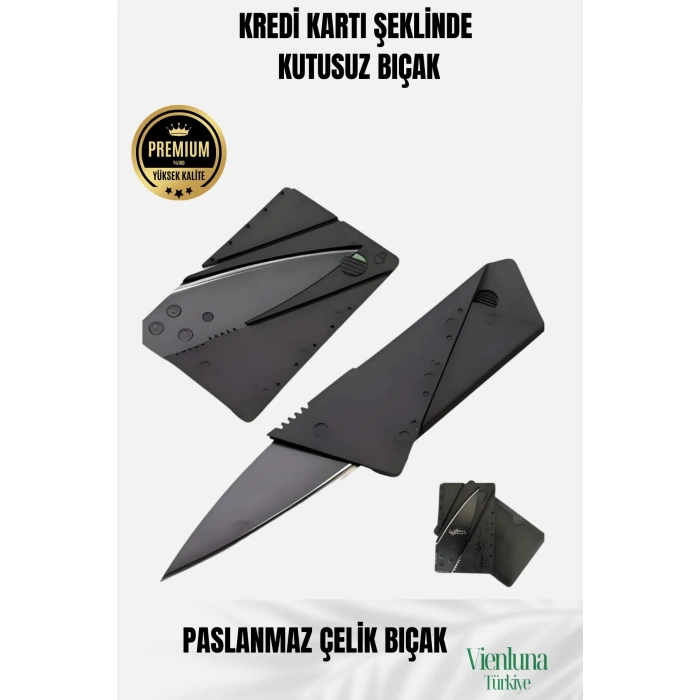 Özel Üretim Paslanmaz Kaliteli Dayanıklı Mekanizmalı Minimalist Kutusuz Bıçak