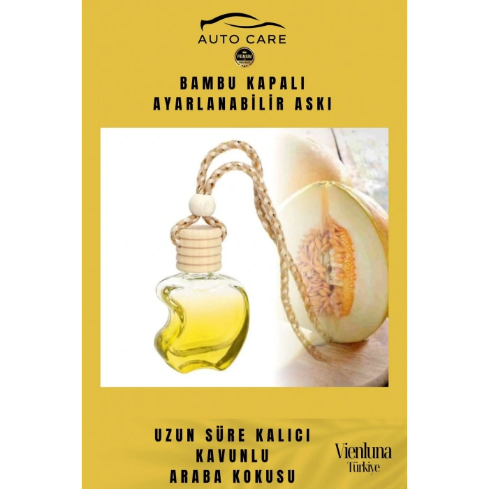 Özel Üretim Uzun Süreli Kalıcı Hava Ferahlatıcı Dikiz Aynası Askılı 8ml Araç Içi Kavun Oto Kokusu