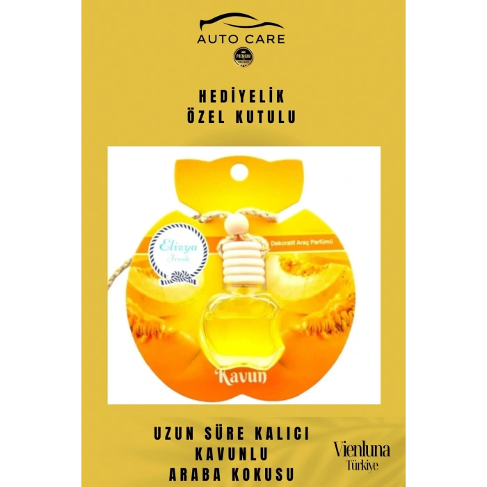 Özel Üretim Uzun Süreli Kalıcı Hava Ferahlatıcı Dikiz Aynası Askılı 8ml Araç Içi Kavun Oto Kokusu