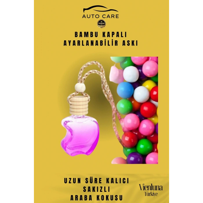 Özel Üretim Uzun Süreli Kalıcı Hava Ferahlatıcı Dikiz Aynası Askılı 8ml Araç Içi Sakızlı Oto Kokusu