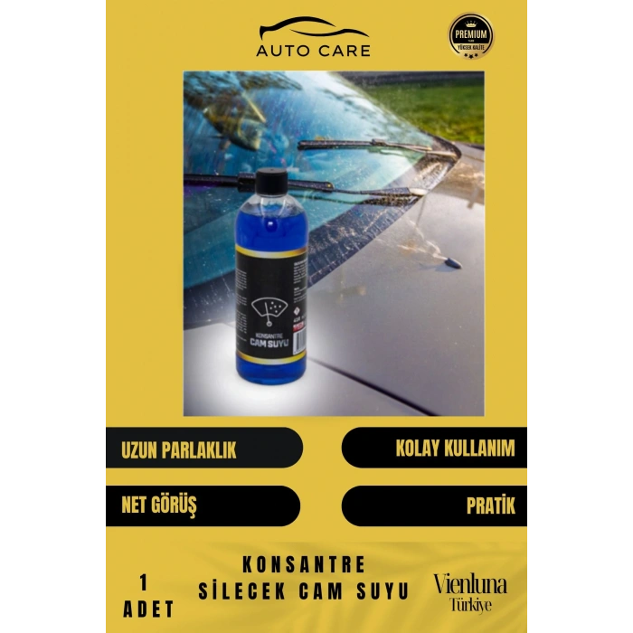 Yüksek Kalite Kusursuz Görüş İz Bırakmaz Net Görünüm Araba Konsantre Silecek Cam Suyu 1 Adet 410 mL