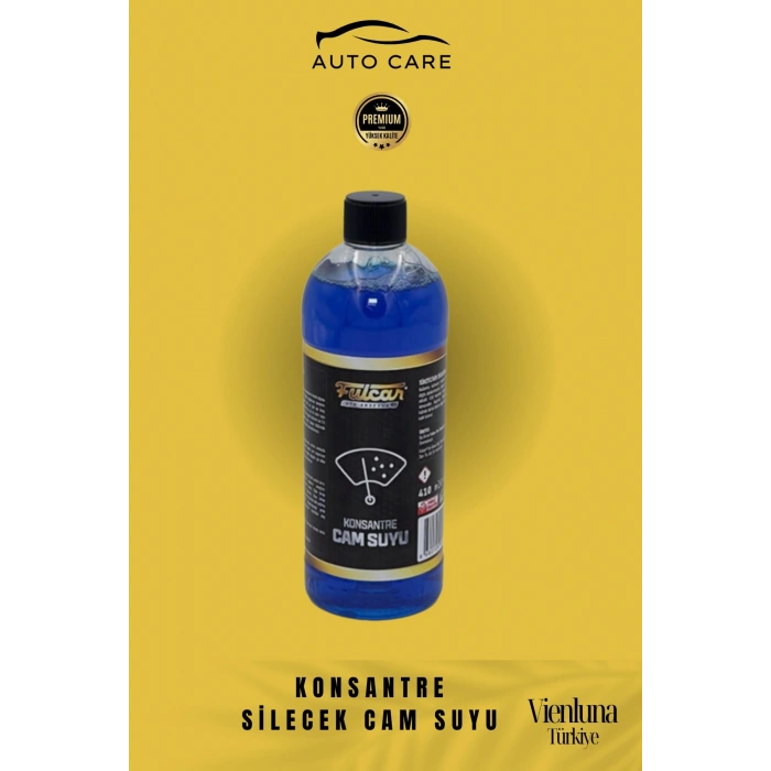 Yüksek Kalite Kusursuz Görüş İz Bırakmaz Net Görünüm Araba Konsantre Silecek Cam Suyu 2 Adet 410 mL