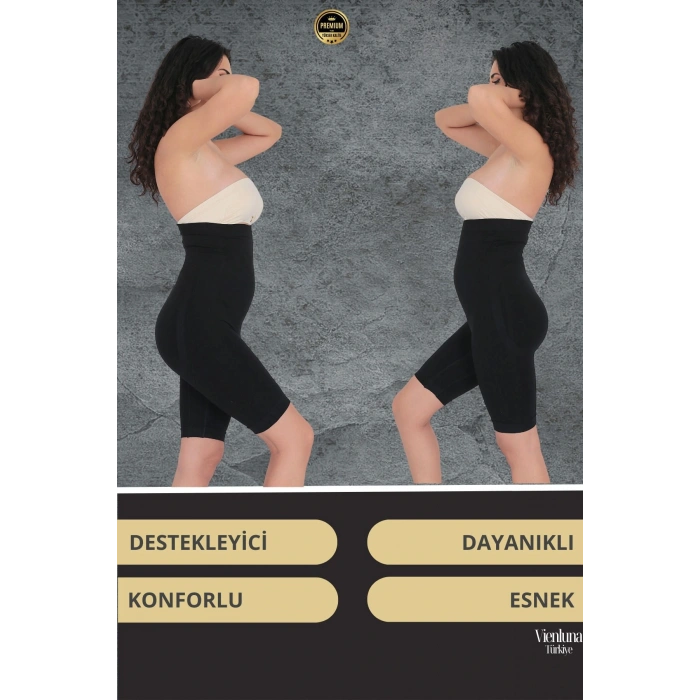 Yüksek Bel Destekli İz Göstermeyen Kaymaz Toparlayıcı İnceltici Popo Dikleştirici  Push-Up Korse