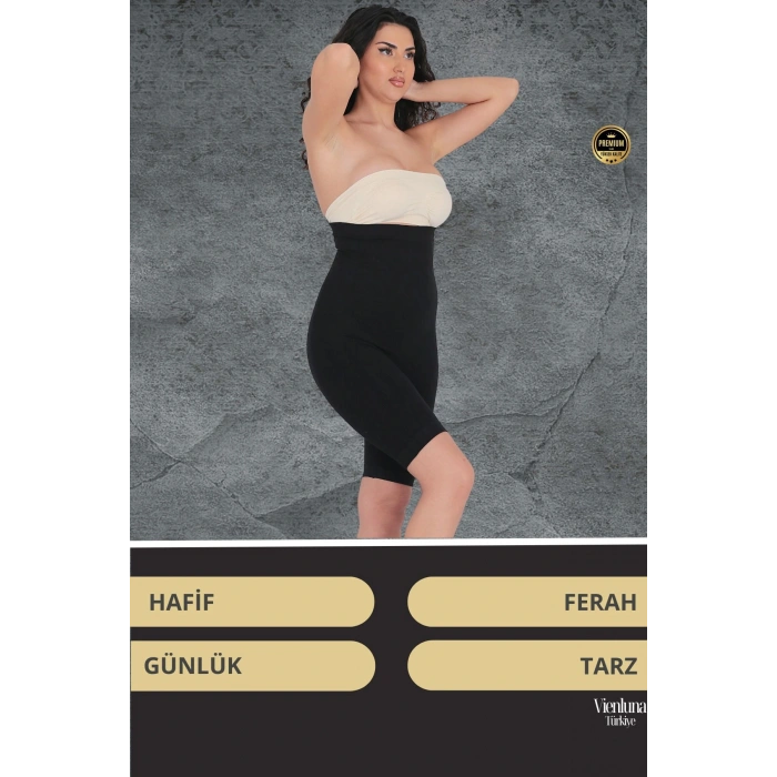 Yüksek Bel Destekli İz Göstermeyen Kaymaz Toparlayıcı İnceltici Popo Dikleştirici  Push-Up Korse