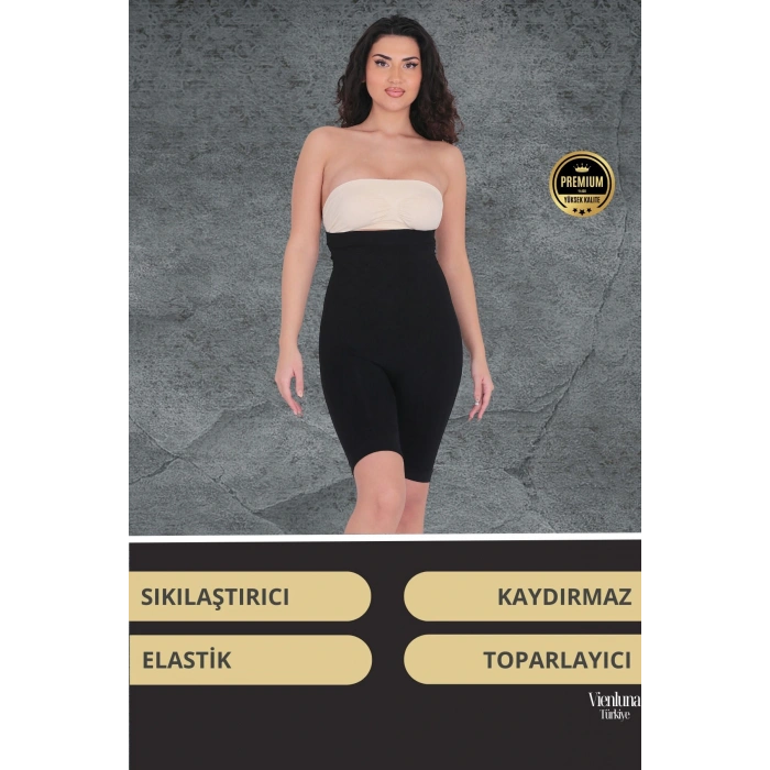 Yüksek Bel Destekli İz Göstermeyen Kaymaz Toparlayıcı İnceltici Popo Dikleştirici  Push-Up Korse