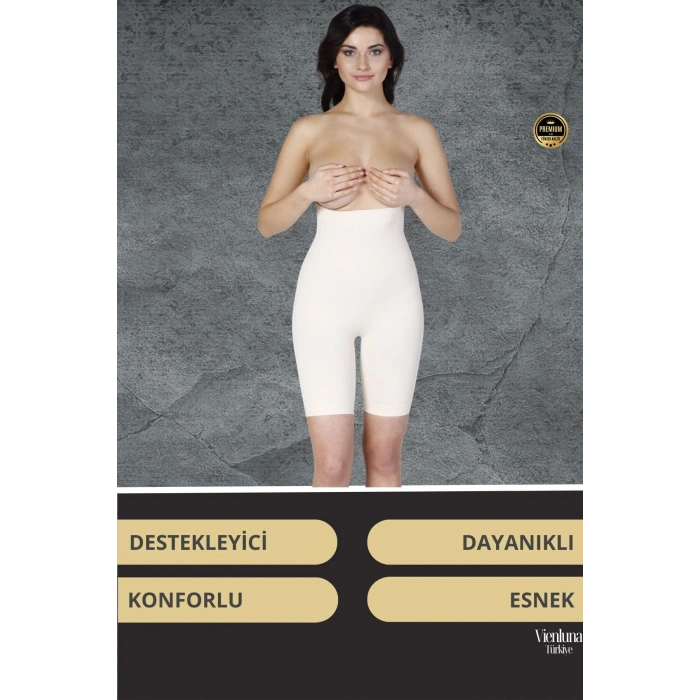 Yüksek Bel Destekli İz Göstermeyen Kaymaz Toparlayıcı İnceltici Popo Dikleştirici  Push-Up Korse