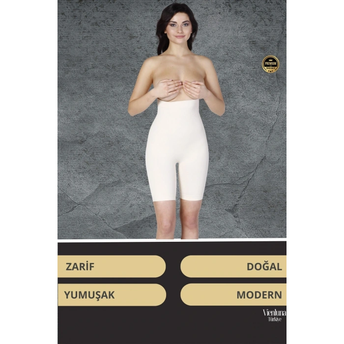 Yüksek Bel Destekli İz Göstermeyen Kaymaz Toparlayıcı İnceltici Popo Dikleştirici  Push-Up Korse