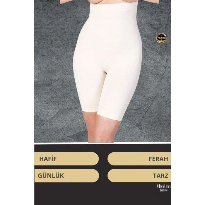 Yüksek Bel Destekli İz Göstermeyen Kaymaz Toparlayıcı İnceltici Popo Dikleştirici  Push-Up Korse