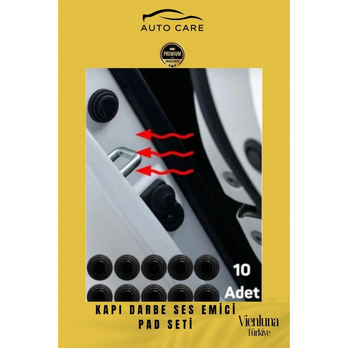 Premium Yüksek Kaliteli Araç Kapı Bagaj Çarpma Gürültü Önleyici Pad Takımı Ses Azaltıcı 40 Adet