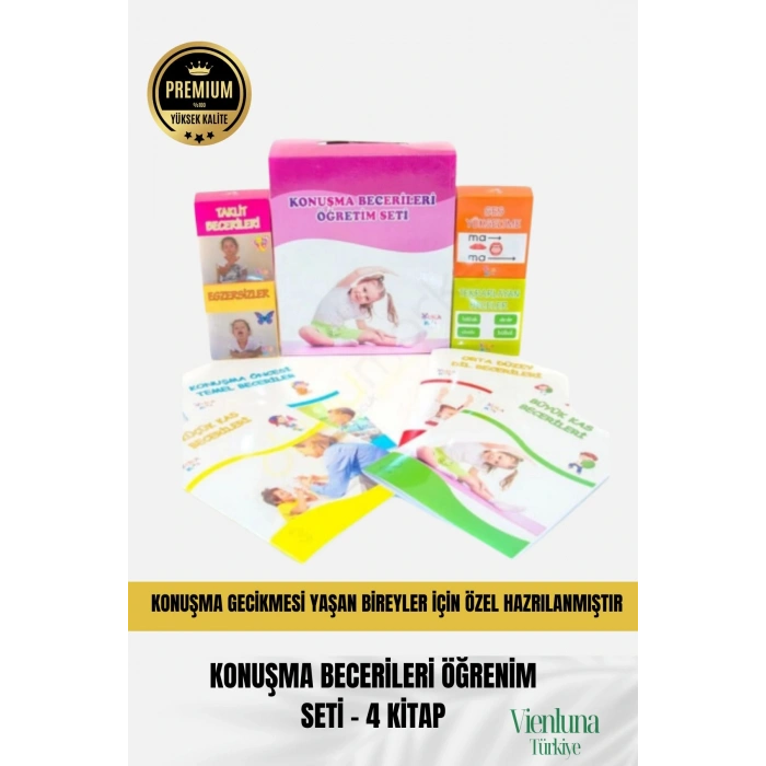 Özel Çocuk Rehabilitasyon Kişisel Tepki Verdirici Konuşma Becerisi Geliştirici Eğitim Öğretim Seti