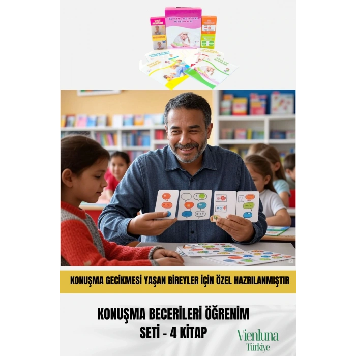 Özel Çocuk Rehabilitasyon Kişisel Tepki Verdirici Konuşma Becerisi Geliştirici Eğitim Öğretim Seti