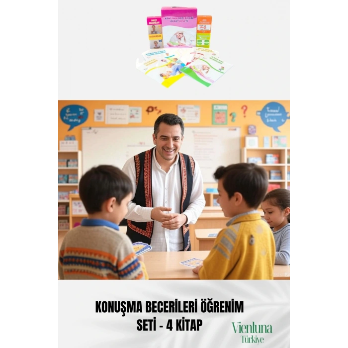 Özel Çocuk Rehabilitasyon Kişisel Tepki Verdirici Konuşma Becerisi Geliştirici Eğitim Öğretim Seti