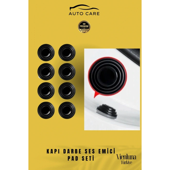 Premium Yüksek Kaliteli Araç Kapı Bagaj Çarpma Gürültü Önleyici Pad Takımı Ses Azaltıcı 50 Adet