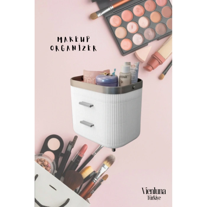 Özel Üretim Makyaj Malzemeleri Organizeri Düzenleyici Saklama Kutusu
