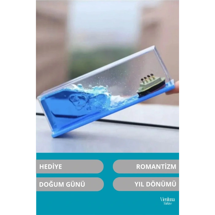 Yüksek Kalite Batmayan Titanic Gemi Yıl Dönümü Aşk Sevgili Doğum Günü Hediye Şişe Akvaryum