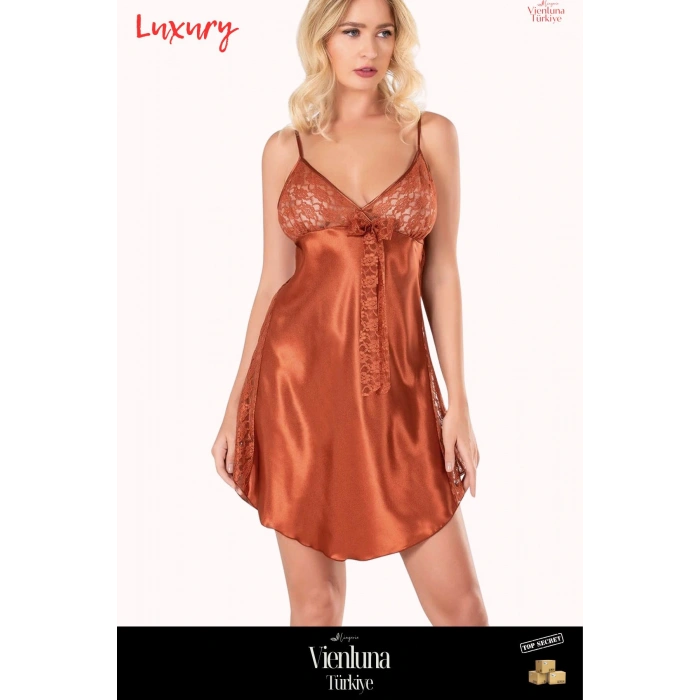 Yeni Sezon Premium Ürün Çok Şık Erotik Seksi Lüks Kadın Fantezi Tarz Özel Modern Zarif Saten Gecelik