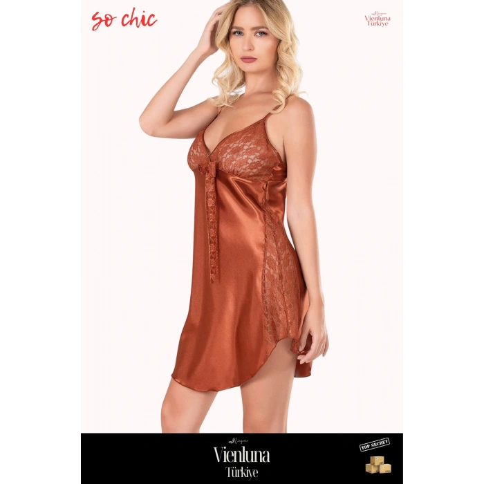 Yeni Sezon Premium Ürün Çok Şık Erotik Seksi Lüks Kadın Fantezi Tarz Özel Modern Zarif Saten Gecelik