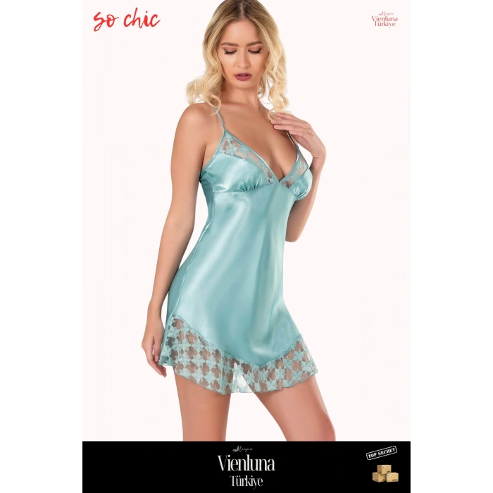 Yeni Sezon Premium Ürün Çok Şık Erotik Seksi Lüks Kadın Fantezi Tarz Özel Modern Zarif Saten Gecelik