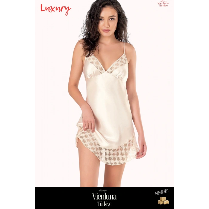 Yeni Sezon Premium Ürün Çok Şık Erotik Seksi Lüks Kadın Fantezi Tarz Özel Modern Zarif Saten Gecelik