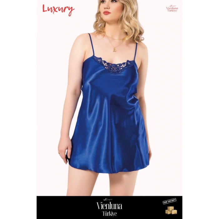 Yeni Sezon Premium Lüks Kadın Fantezi Seksi Şık Erotik Modern Zarif Büyük Beden Kısa Saten Gecelik