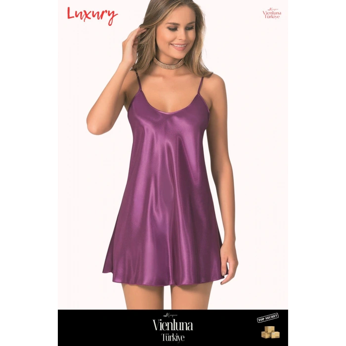 Yeni Sezon Özel Üretim Premium Lüks Kadın Fantezi Seksi Şık Erotik Modern Zarif Kısa Saten Gecelik