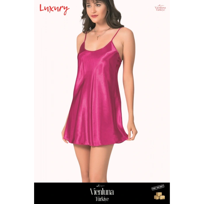 Yeni Sezon Özel Üretim Premium Lüks Kadın Fantezi Seksi Şık Erotik Modern Zarif Kısa Saten Gecelik